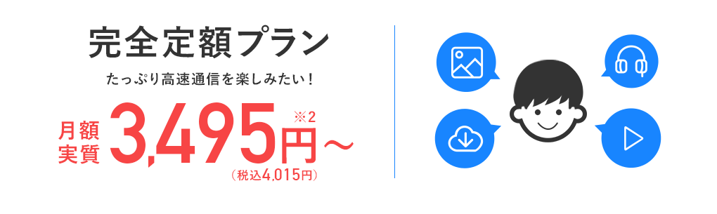完全定額プラン