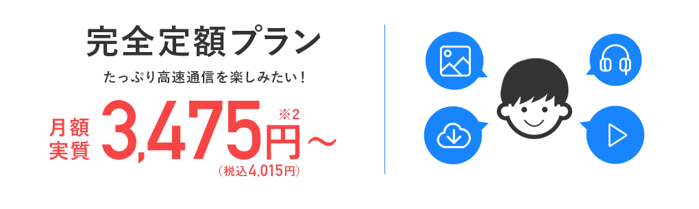完全定額プラン