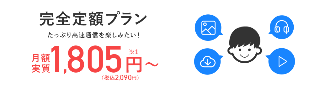 完全定額プラン