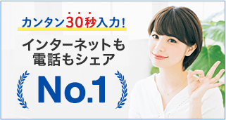 カンタン30秒入力!