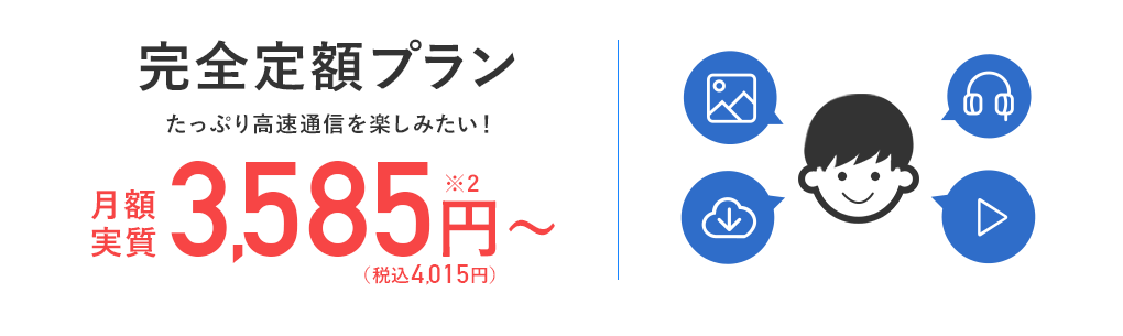 完全定額プラン