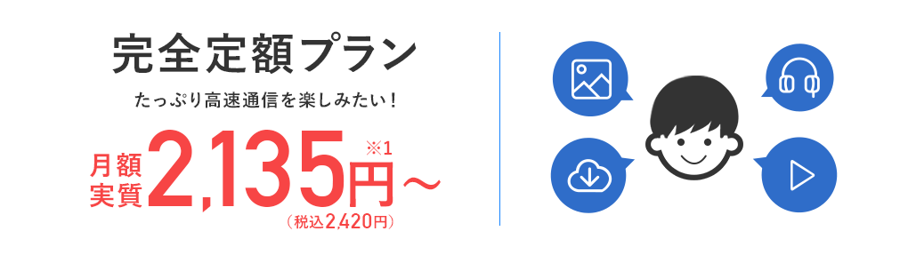 完全定額プラン