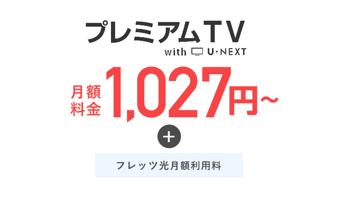 月額料金1,027円〜